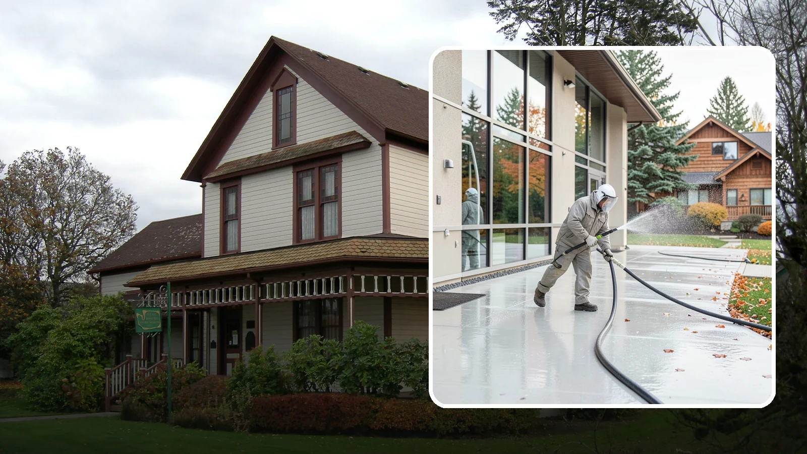 Office Building Washing in Sumner, Pierce County, WA - Our team washes office building exteriors across Washington to keep entrances, walkways, and cladding crisp for staff and clients.