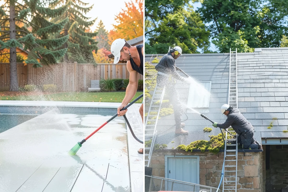 Office Building Washing in Sumner, Pierce County, WA - Survey cladding materials and pressure tolerances