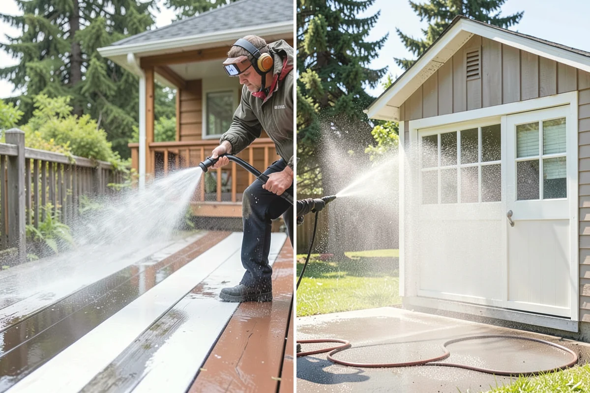 Office Building Washing in University Place, Pierce County, WA - Survey cladding materials and pressure tolerances