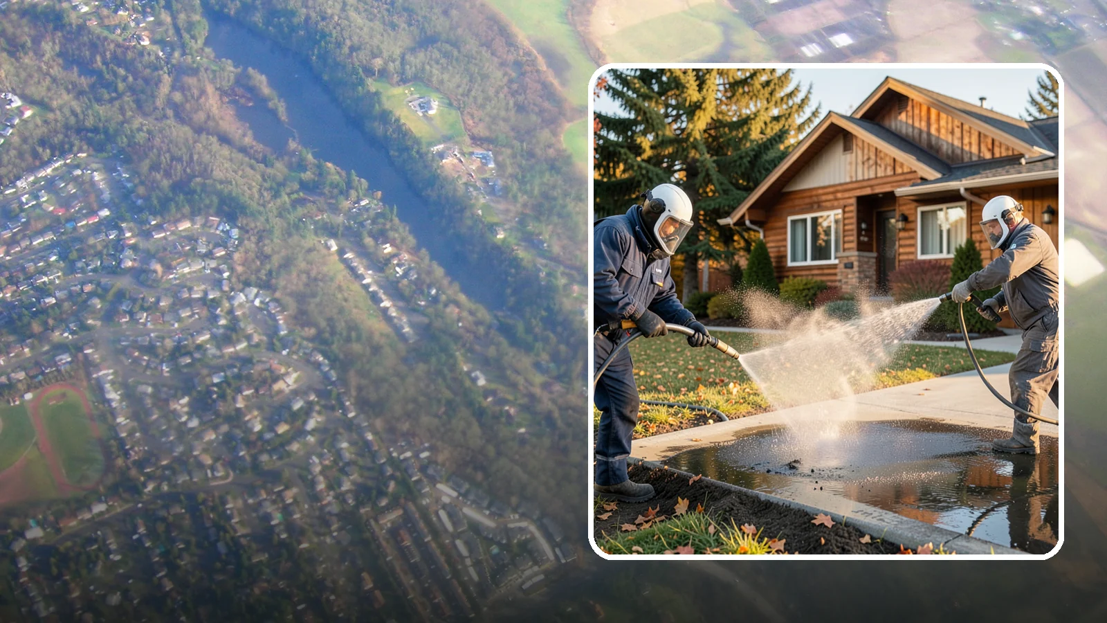 Oil Spill Cleanup in Algona, King County, WA - We clean up oil spills on Washington driveways, lots, and shop floors to stop staining and runoff hazards.