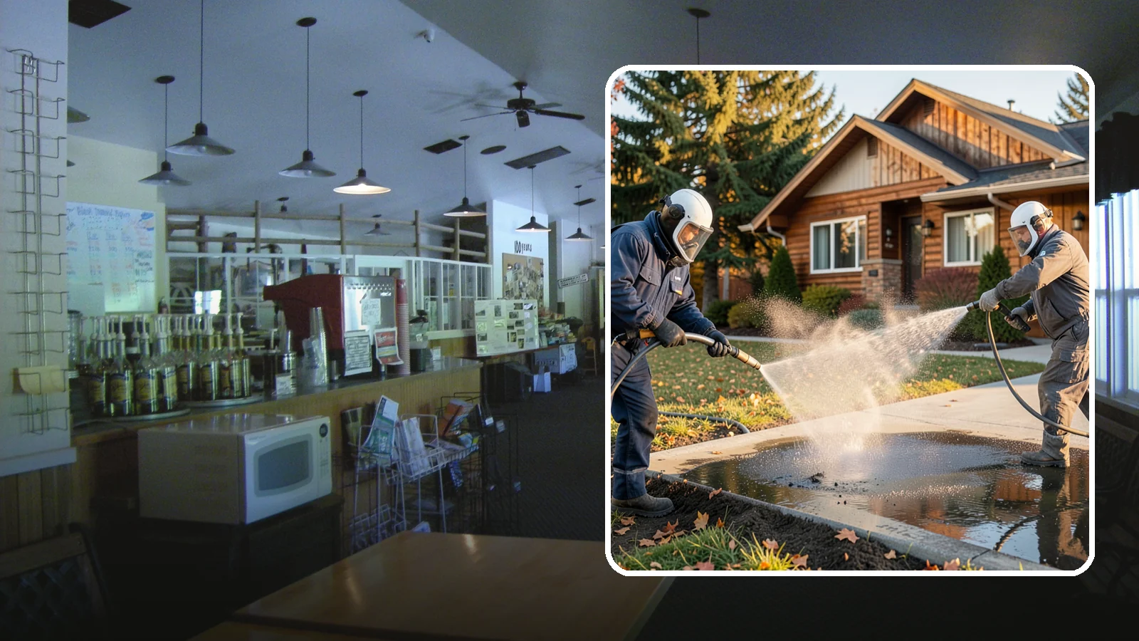 Oil Spill Cleanup in Black Diamond, King County, WA - We clean up oil spills on Washington driveways, lots, and shop floors to stop staining and runoff hazards.