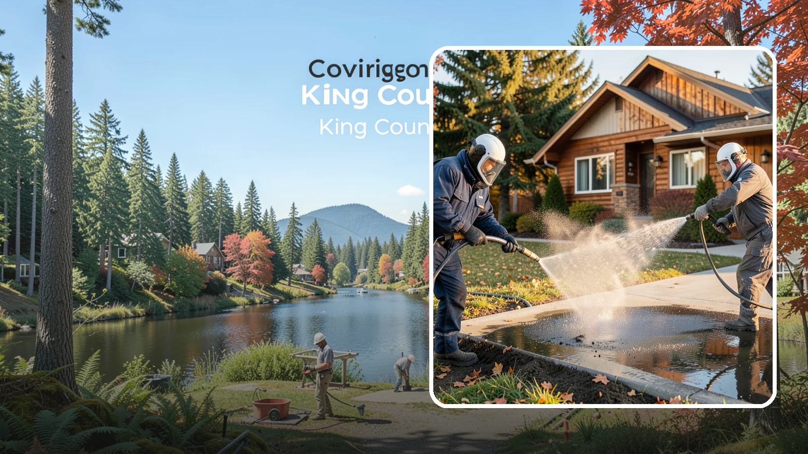 Oil Spill Cleanup in Covington, King County, WA - We clean up oil spills on Washington driveways, lots, and shop floors to stop staining and runoff hazards.