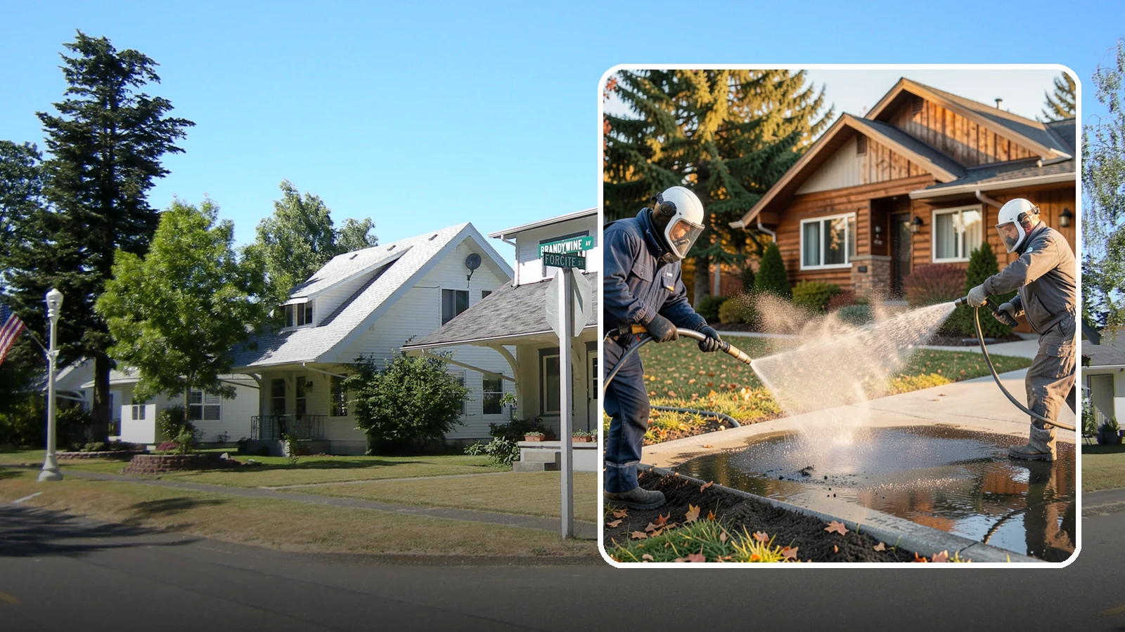 Oil Spill Cleanup in DuPont, Pierce County, WA - We clean up oil spills on Washington driveways, lots, and shop floors to stop staining and runoff hazards.