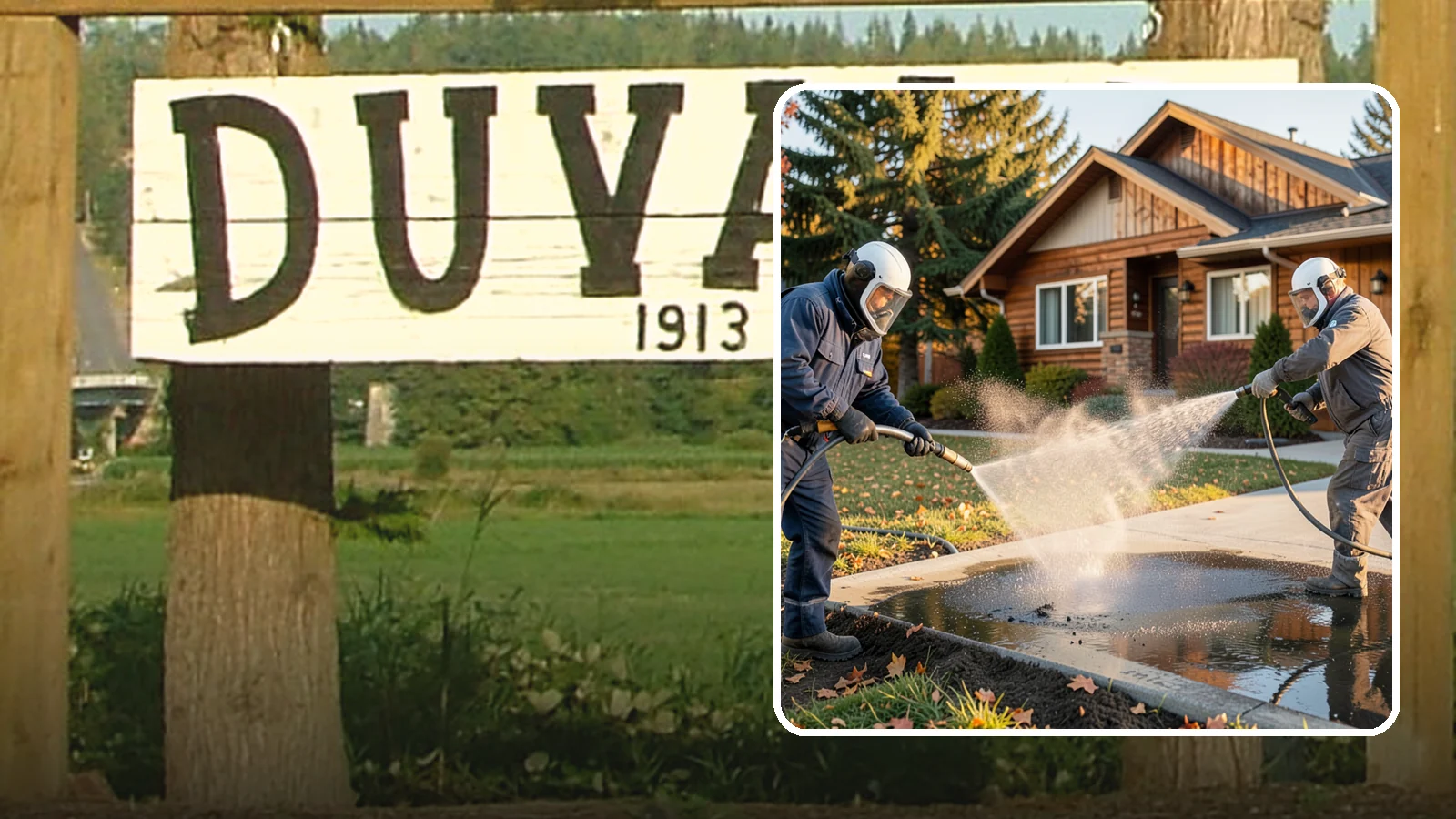 Oil Spill Cleanup in Duvall, King County, WA - We clean up oil spills on Washington driveways, lots, and shop floors to stop staining and runoff hazards.