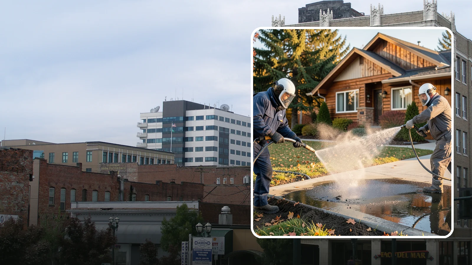 Oil Spill Cleanup in Everett, Snohomish County, WA - We clean up oil spills on Washington driveways, lots, and shop floors to stop staining and runoff hazards.
