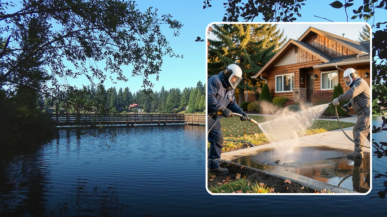 Oil Spill Cleanup in Federal Way, King County, WA - We clean up oil spills on Washington driveways, lots, and shop floors to stop staining and runoff hazards.