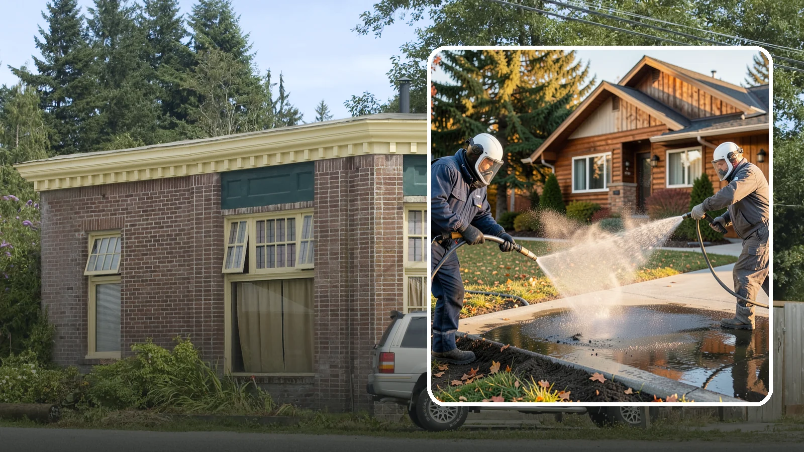 Oil Spill Cleanup in Hamilton, Skagit County, WA - We clean up oil spills on Washington driveways, lots, and shop floors to stop staining and runoff hazards.