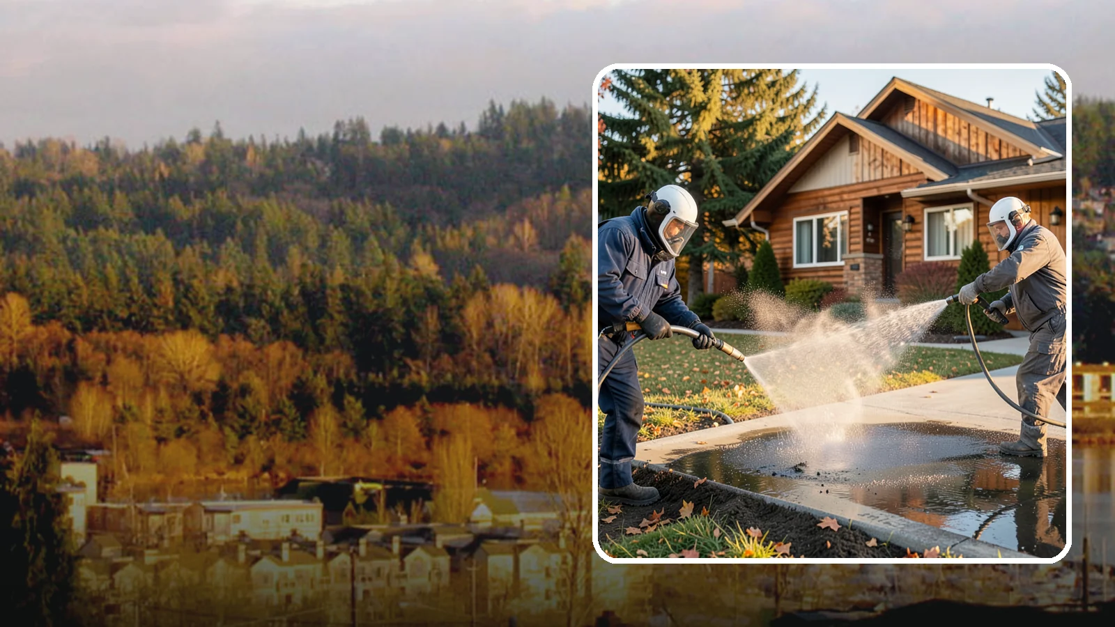 Oil Spill Cleanup in Kenmore, King County, WA - We clean up oil spills on Washington driveways, lots, and shop floors to stop staining and runoff hazards.
