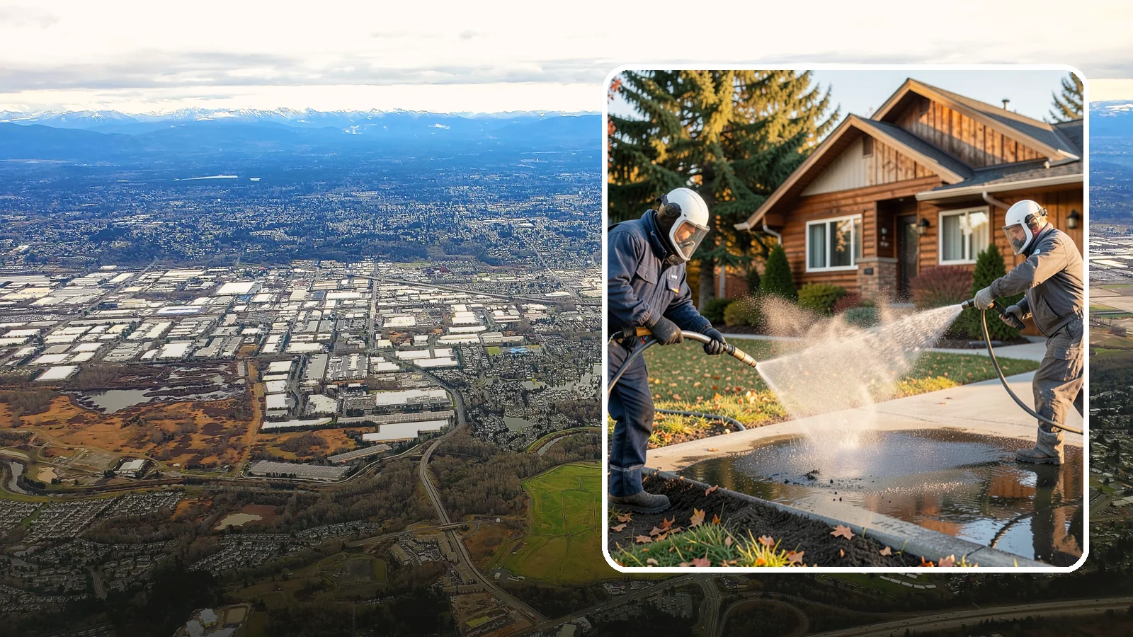 Oil Spill Cleanup in Kent, King County, WA - We clean up oil spills on Washington driveways, lots, and shop floors to stop staining and runoff hazards.