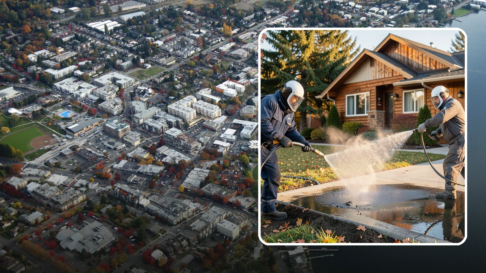 Oil Spill Cleanup in Kirkland, King County, WA - We clean up oil spills on Washington driveways, lots, and shop floors to stop staining and runoff hazards.