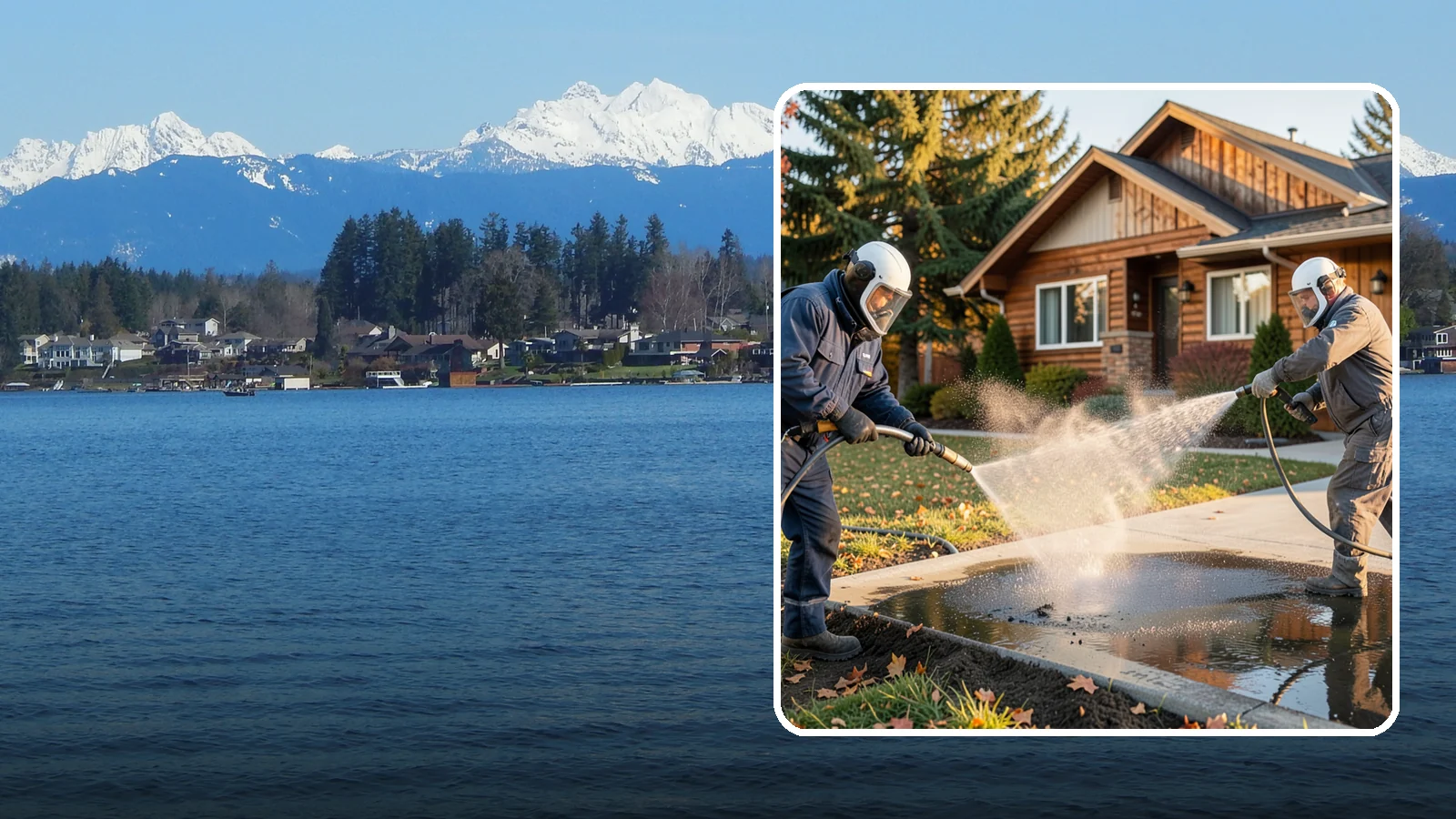 Oil Spill Cleanup in Lake Stevens, Snohomish County, WA - We clean up oil spills on Washington driveways, lots, and shop floors to stop staining and runoff hazards.