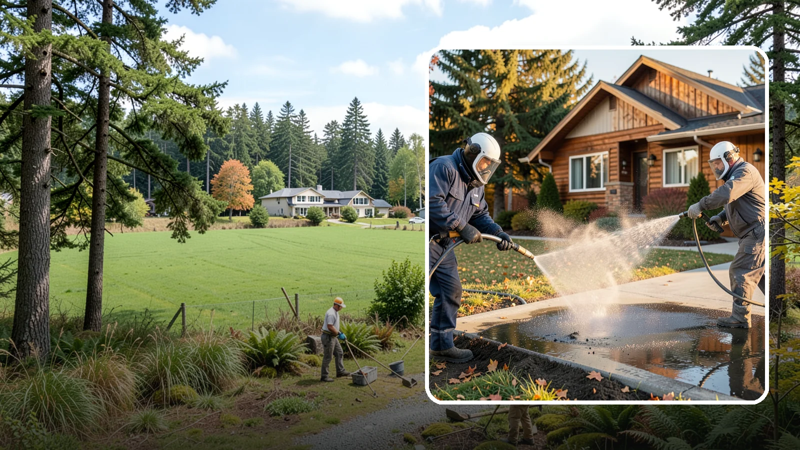 Oil Spill Cleanup in Lyman, Skagit County, WA - We clean up oil spills on Washington driveways, lots, and shop floors to stop staining and runoff hazards.