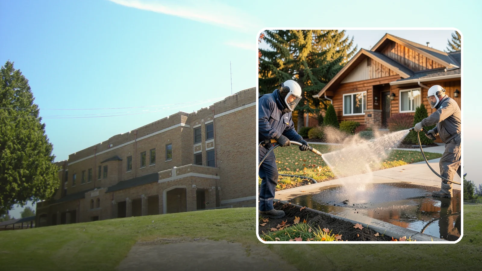 Oil Spill Cleanup in Maple Valley, King County, WA - We clean up oil spills on Washington driveways, lots, and shop floors to stop staining and runoff hazards.