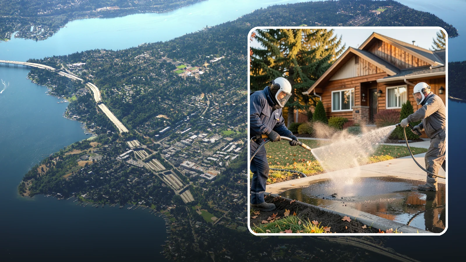 Oil Spill Cleanup in Mercer Island, King County, WA - We clean up oil spills on Washington driveways, lots, and shop floors to stop staining and runoff hazards.