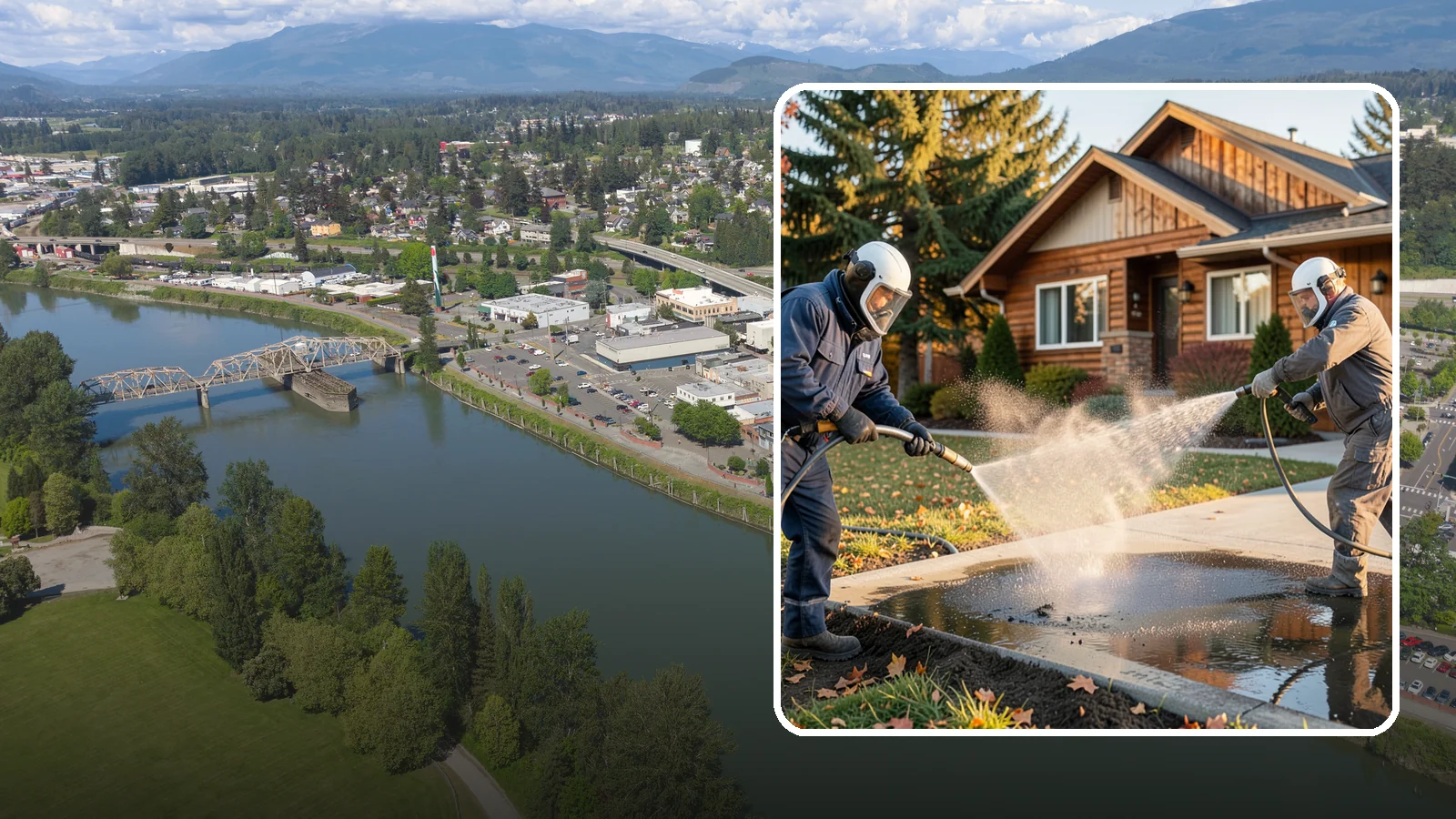 Oil Spill Cleanup in Mount Vernon, Skagit County, WA - We clean up oil spills on Washington driveways, lots, and shop floors to stop staining and runoff hazards.