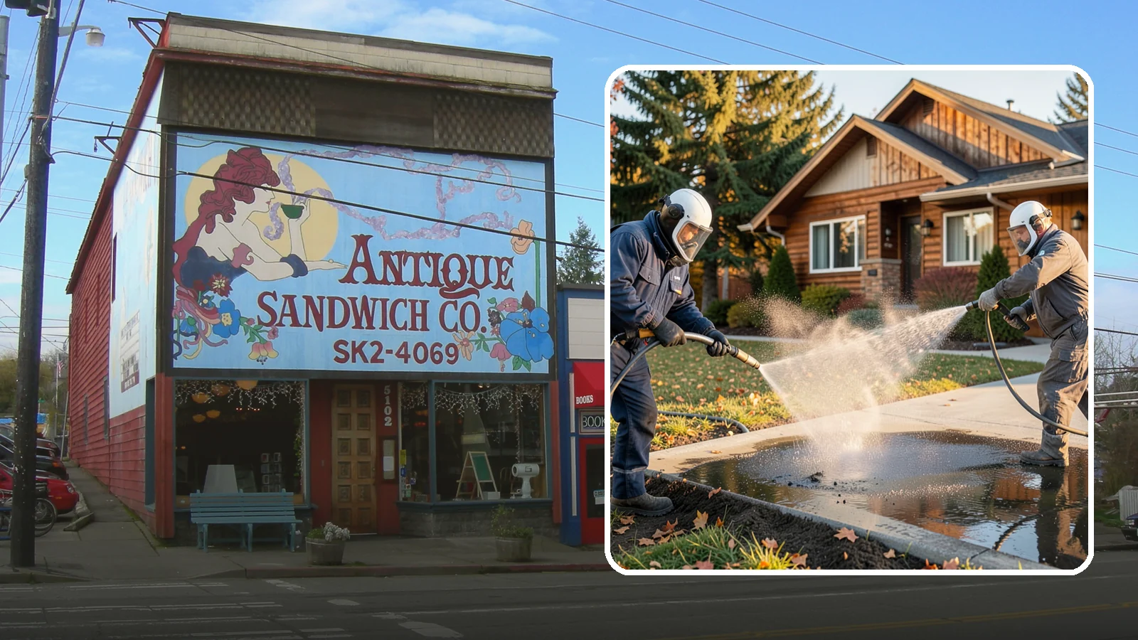 Oil Spill Cleanup in Ruston, Pierce County, WA - We clean up oil spills on Washington driveways, lots, and shop floors to stop staining and runoff hazards.