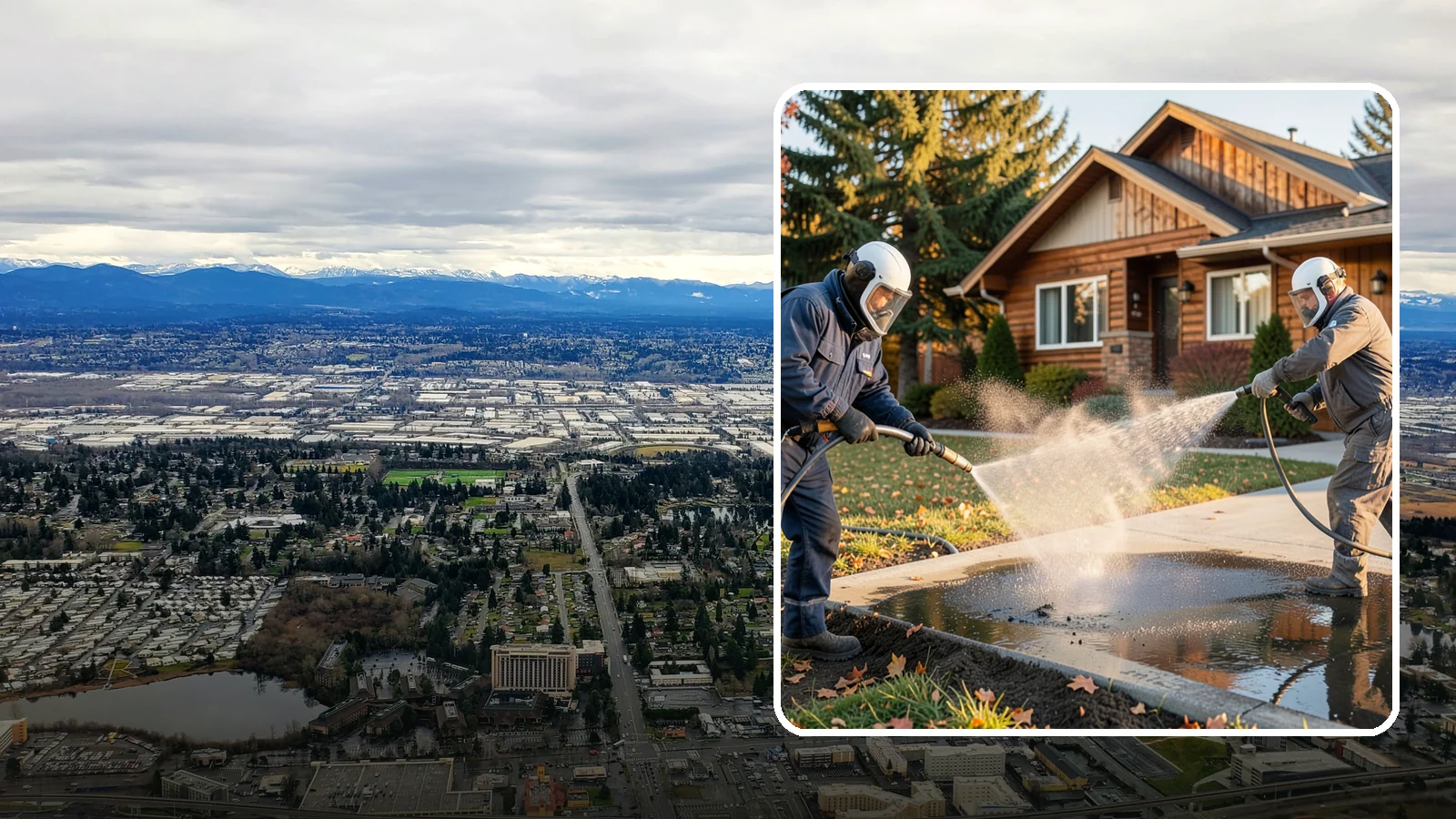 Oil Spill Cleanup in SeaTac, King County, WA - We clean up oil spills on Washington driveways, lots, and shop floors to stop staining and runoff hazards.