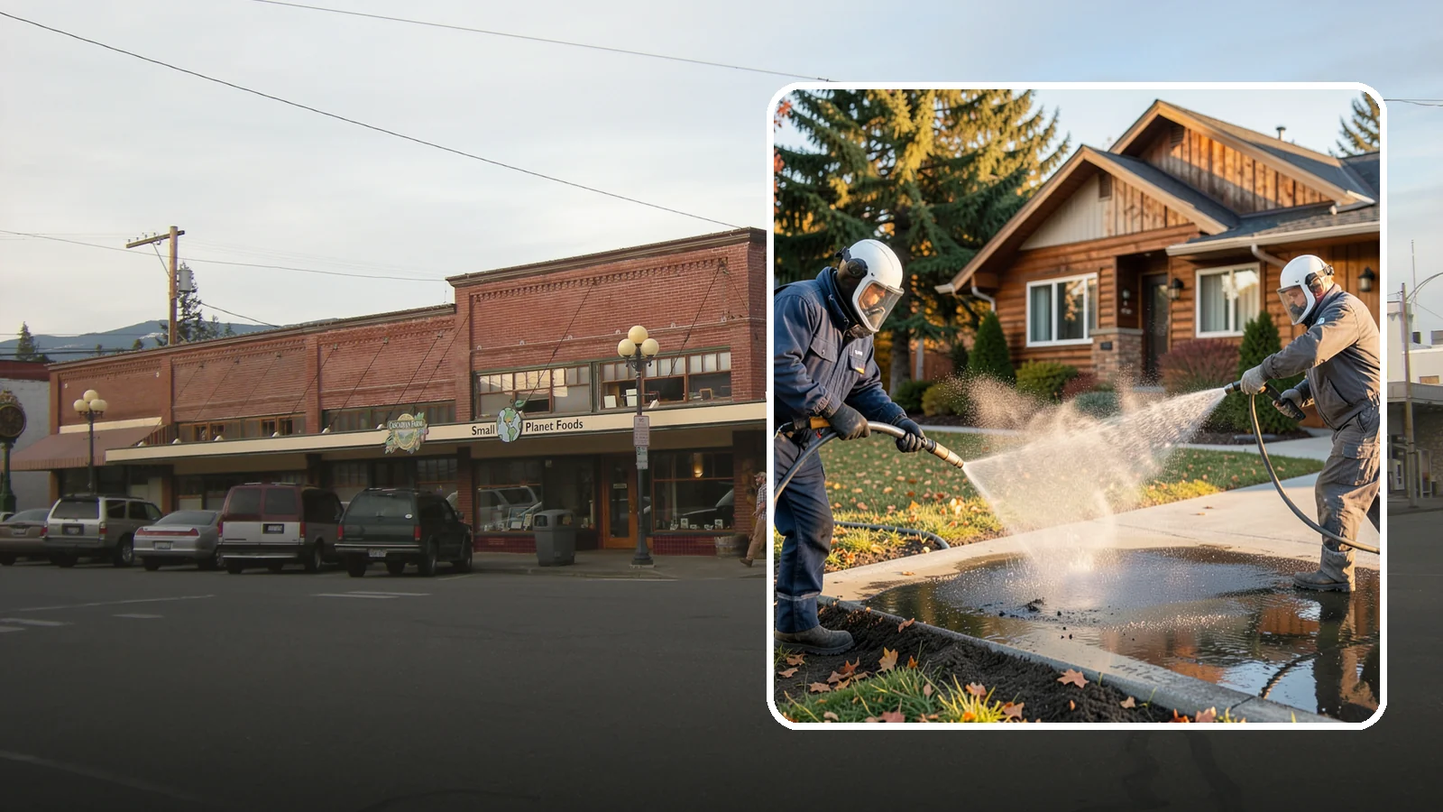 Oil Spill Cleanup in Sedro-Woolley, Skagit County, WA - We clean up oil spills on Washington driveways, lots, and shop floors to stop staining and runoff hazards.