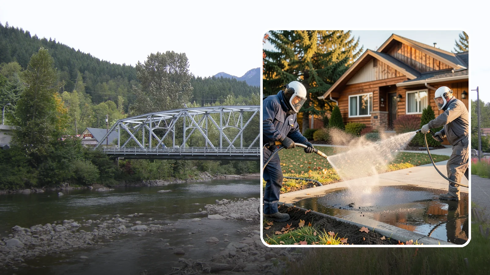 Oil Spill Cleanup in Skykomish, King County, WA - We clean up oil spills on Washington driveways, lots, and shop floors to stop staining and runoff hazards.