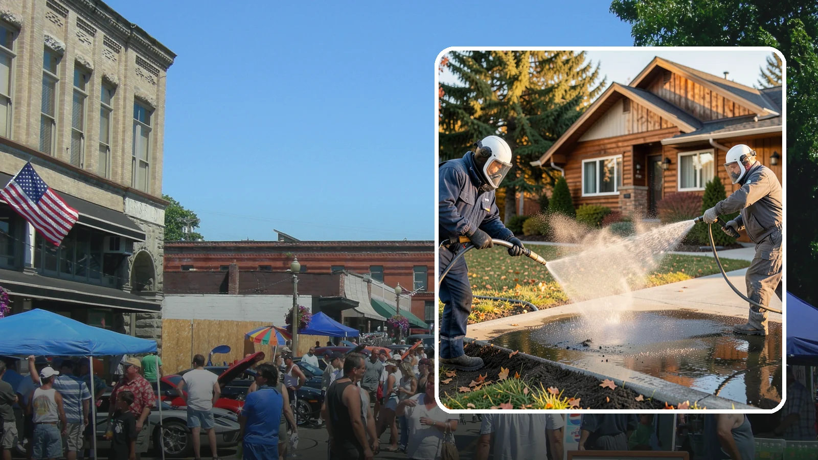 Oil Spill Cleanup in Snohomish, Snohomish County, WA - We clean up oil spills on Washington driveways, lots, and shop floors to stop staining and runoff hazards.