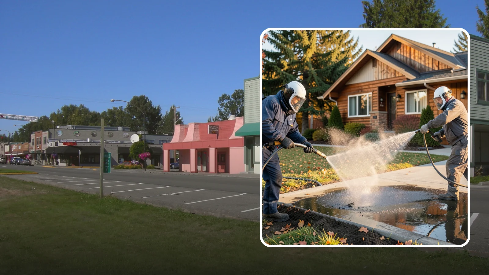 Oil Spill Cleanup in Snoqualmie, King County, WA - We clean up oil spills on Washington driveways, lots, and shop floors to stop staining and runoff hazards.