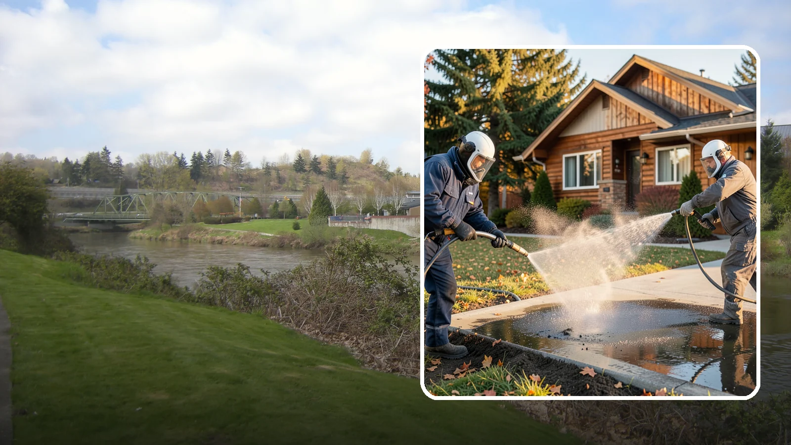 Oil Spill Cleanup in Tukwila, King County, WA - We clean up oil spills on Washington driveways, lots, and shop floors to stop staining and runoff hazards.