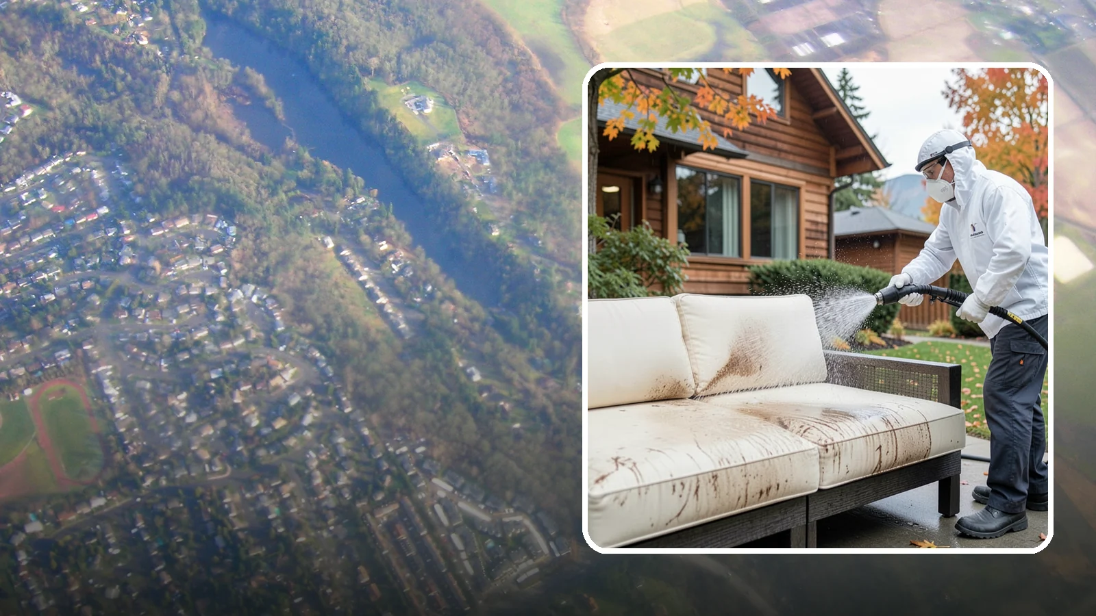 Outdoor Cushion Cleaning in Algona, King County, WA - We wash, sanitize, and dry outdoor cushions to pull out the mustiness that settles in during long PNW wet seasons.
