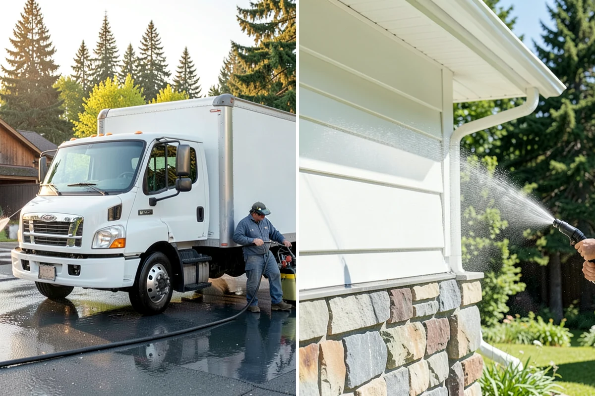 Outdoor Cushion Cleaning in Arlington, Snohomish County, WA - Vacuum loose debris and pretreat visible mildew spots