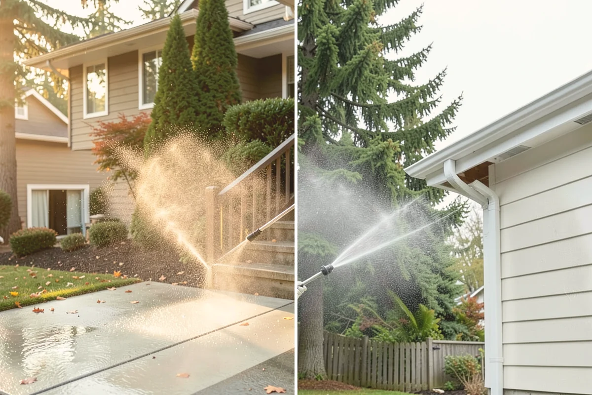 Outdoor Cushion Cleaning in Brier, Snohomish County, WA - Vacuum loose debris and pretreat visible mildew spots