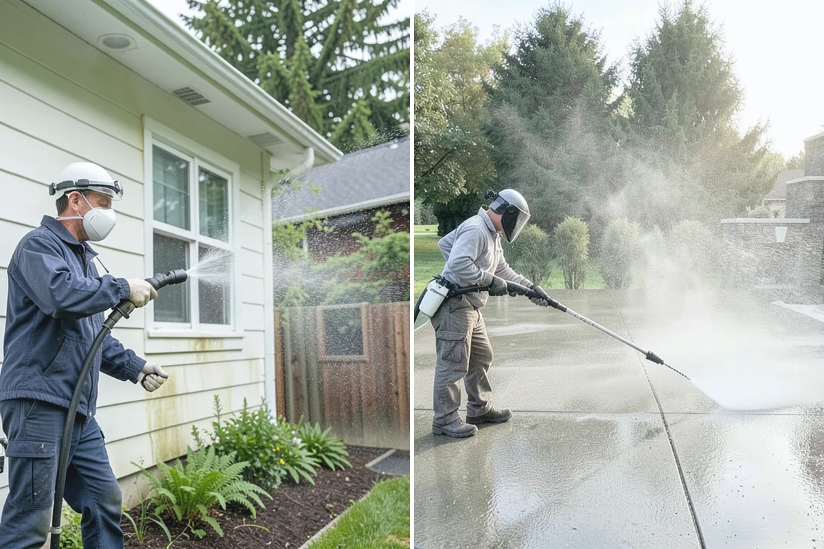 Outdoor Cushion Cleaning in Buckley, Pierce County, WA - Vacuum loose debris and pretreat visible mildew spots