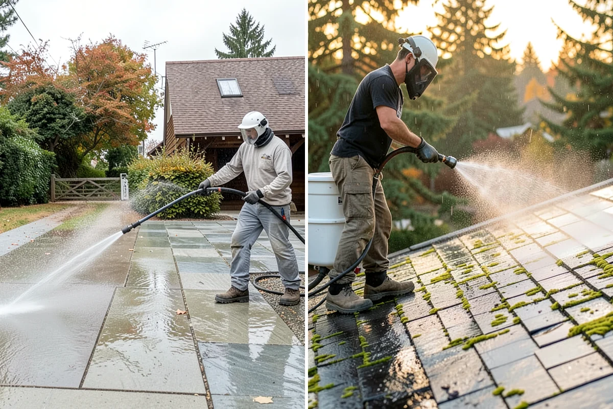 Outdoor Cushion Cleaning in Clyde Hill, King County, WA - Vacuum loose debris and pretreat visible mildew spots
