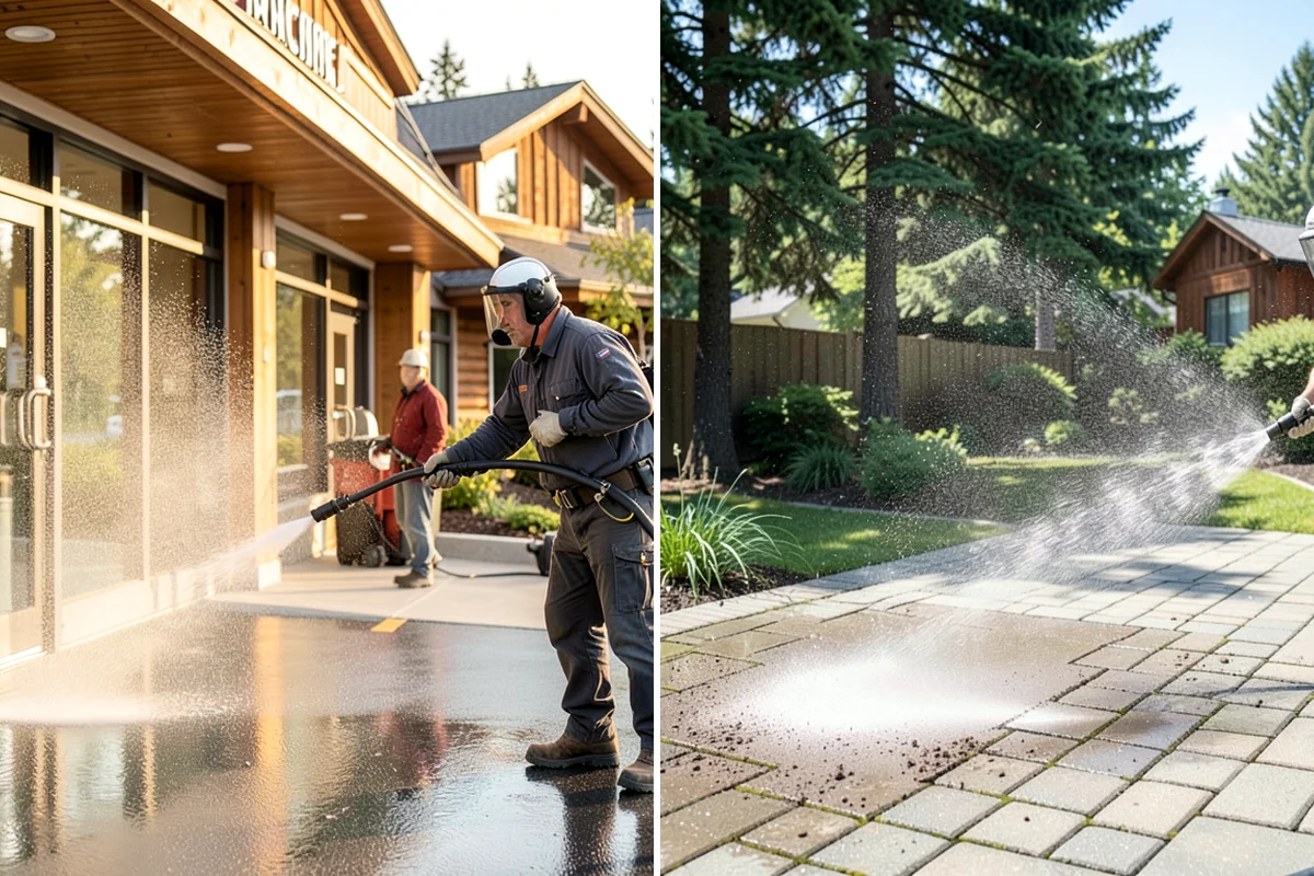 Outdoor Cushion Cleaning in Concrete, Skagit County, WA - Vacuum loose debris and pretreat visible mildew spots