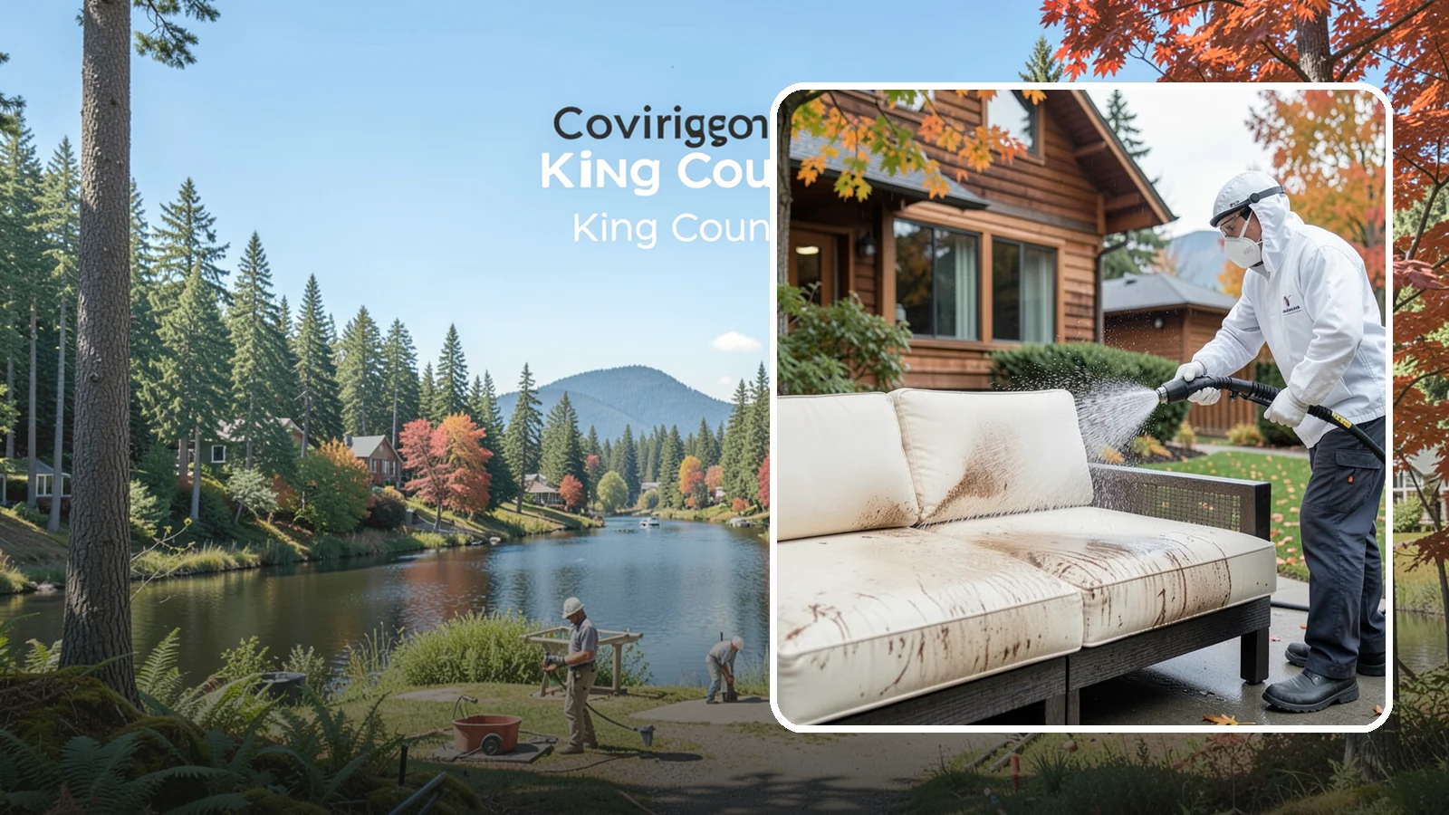 Outdoor Cushion Cleaning in Covington, King County, WA - We wash, sanitize, and dry outdoor cushions to pull out the mustiness that settles in during long PNW wet seasons.