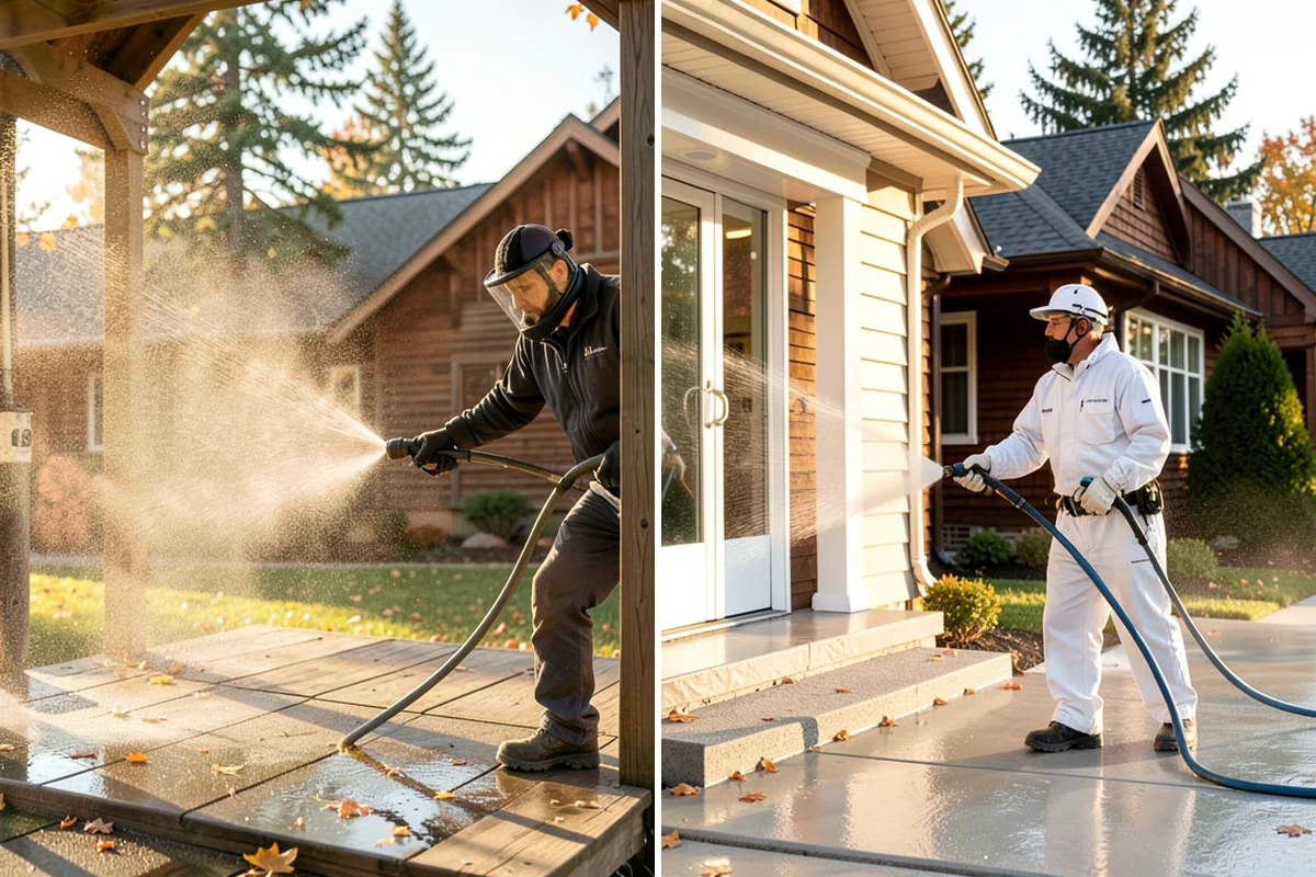 Outdoor Cushion Cleaning in DuPont, Pierce County, WA - Vacuum loose debris and pretreat visible mildew spots