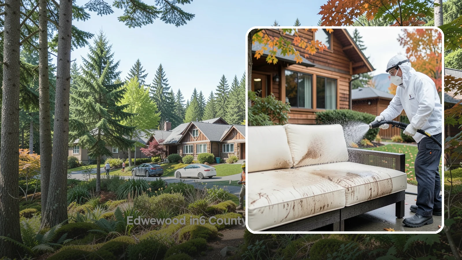 Outdoor Cushion Cleaning in Edgewood, Pierce County, WA - We wash, sanitize, and dry outdoor cushions to pull out the mustiness that settles in during long PNW wet seasons.