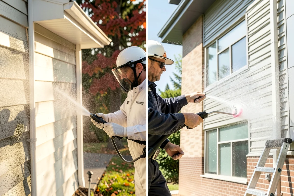 Outdoor Cushion Cleaning in Everett, Snohomish County, WA - Vacuum loose debris and pretreat visible mildew spots