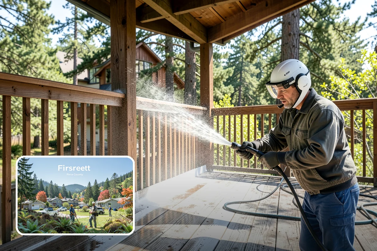 Outdoor Cushion Cleaning in Fircrest, Pierce County, WA - Clears musty mildew odor caused by months of trapped moisture