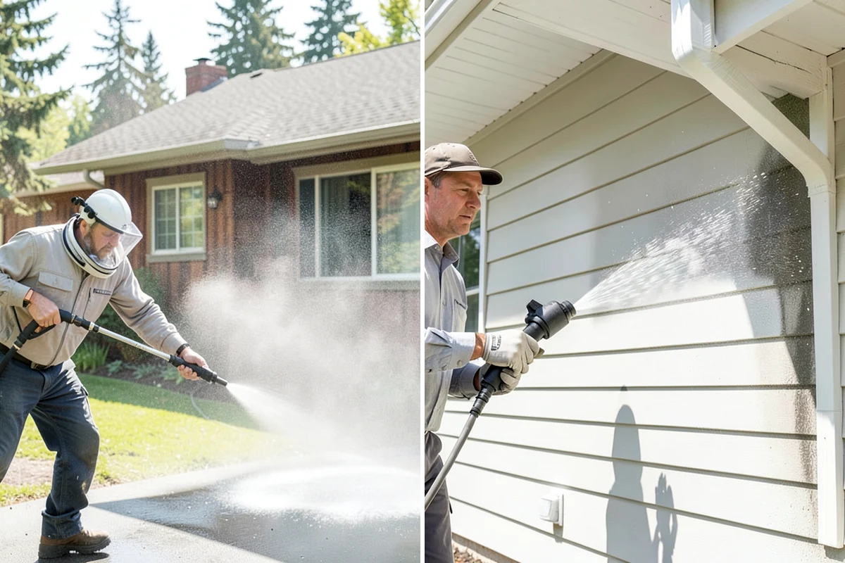 Outdoor Cushion Cleaning in Fircrest, Pierce County, WA - Vacuum loose debris and pretreat visible mildew spots