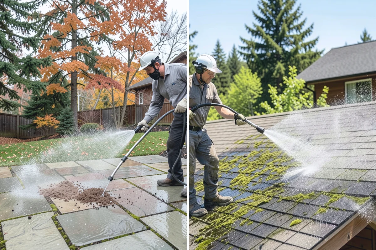 Outdoor Cushion Cleaning in Granite Falls, Snohomish County, WA - Vacuum loose debris and pretreat visible mildew spots
