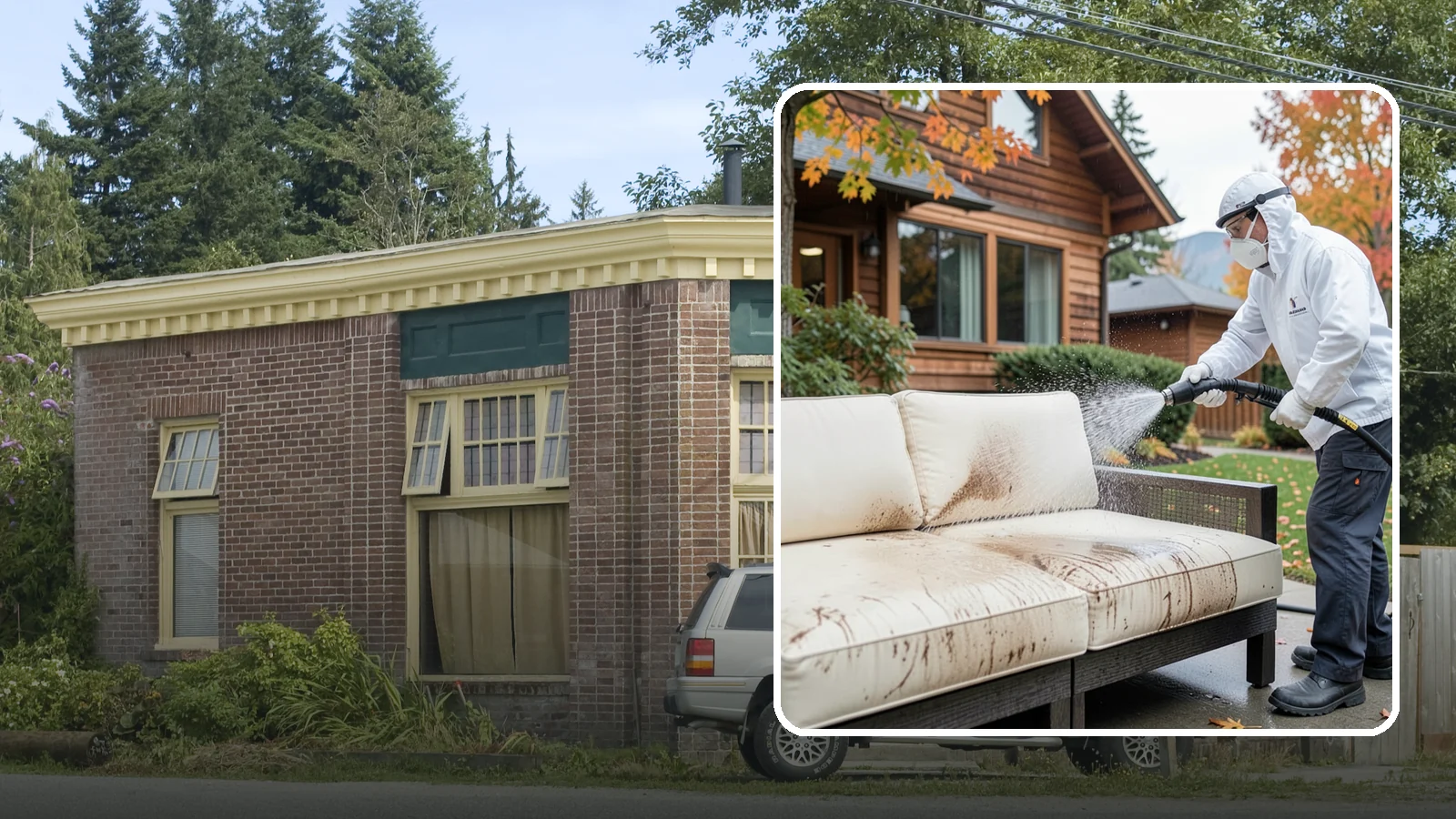 Outdoor Cushion Cleaning in Hamilton, Skagit County, WA - We wash, sanitize, and dry outdoor cushions to pull out the mustiness that settles in during long PNW wet seasons.