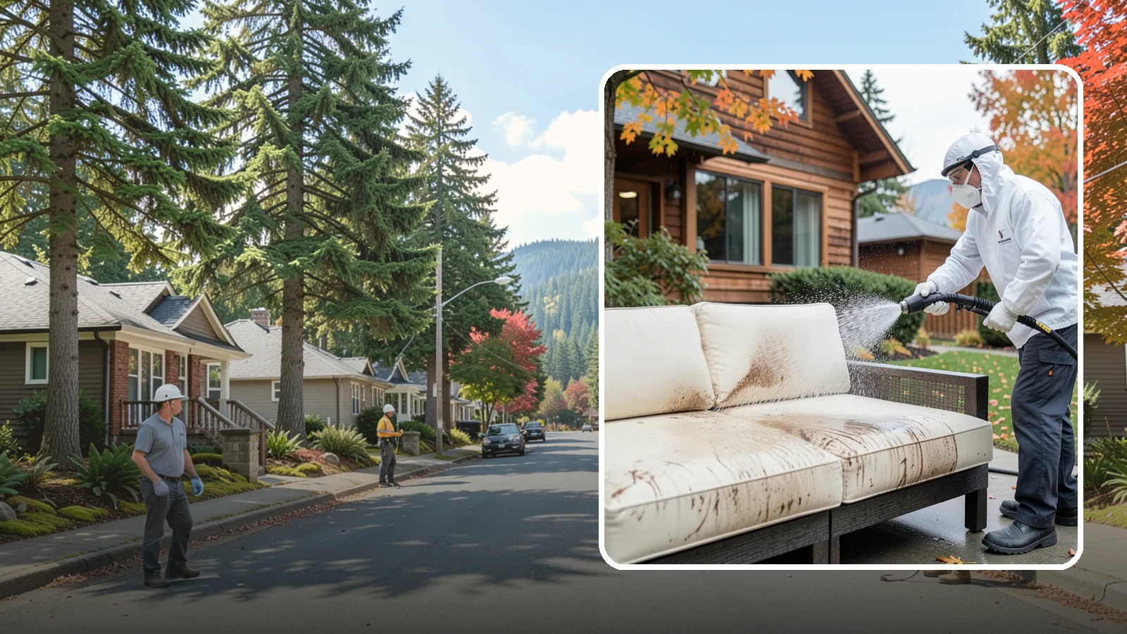 Outdoor Cushion Cleaning in Hunts Point, King County, WA - We wash, sanitize, and dry outdoor cushions to pull out the mustiness that settles in during long PNW wet seasons.