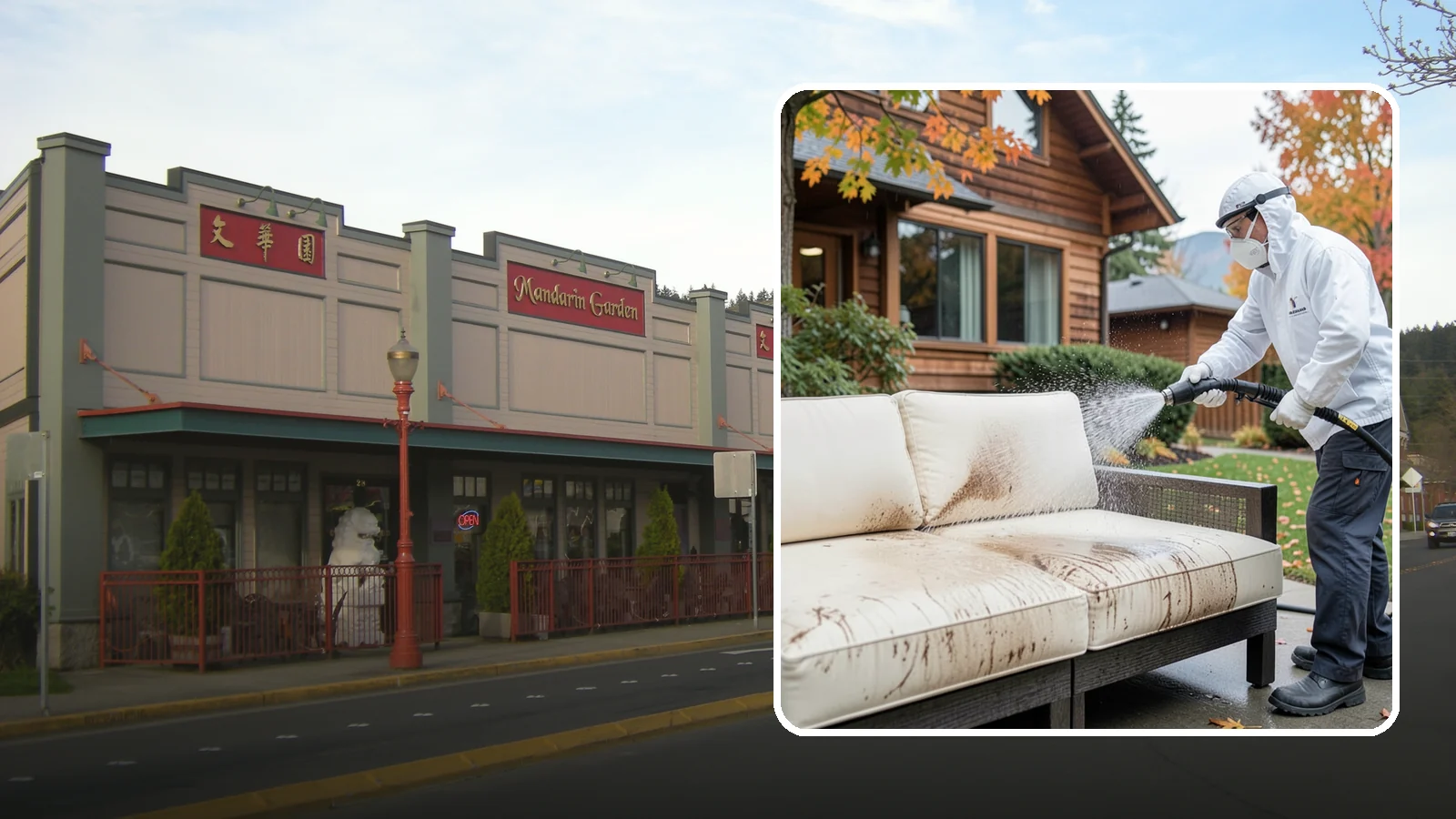 Outdoor Cushion Cleaning in Issaquah, King County, WA - We wash, sanitize, and dry outdoor cushions to pull out the mustiness that settles in during long PNW wet seasons.
