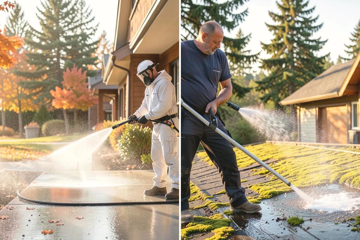 Outdoor Cushion Cleaning in La Conner, Skagit County, WA - Vacuum loose debris and pretreat visible mildew spots