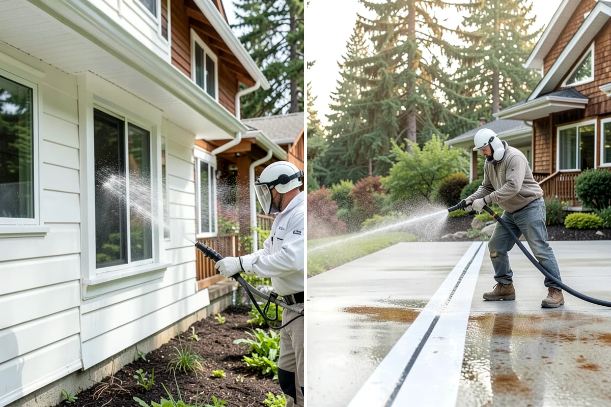 Outdoor Cushion Cleaning in Lyman, Skagit County, WA - Vacuum loose debris and pretreat visible mildew spots