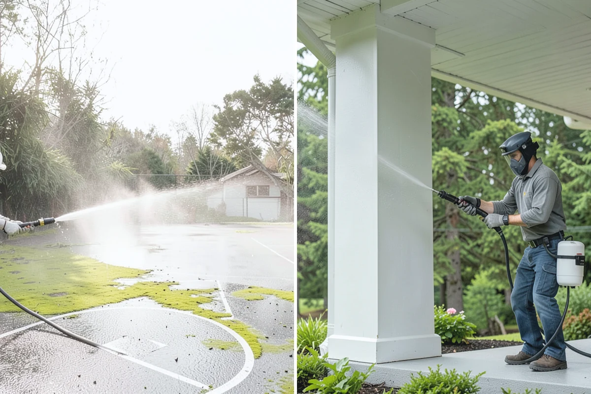 Outdoor Cushion Cleaning in Marysville, Snohomish County, WA - Vacuum loose debris and pretreat visible mildew spots