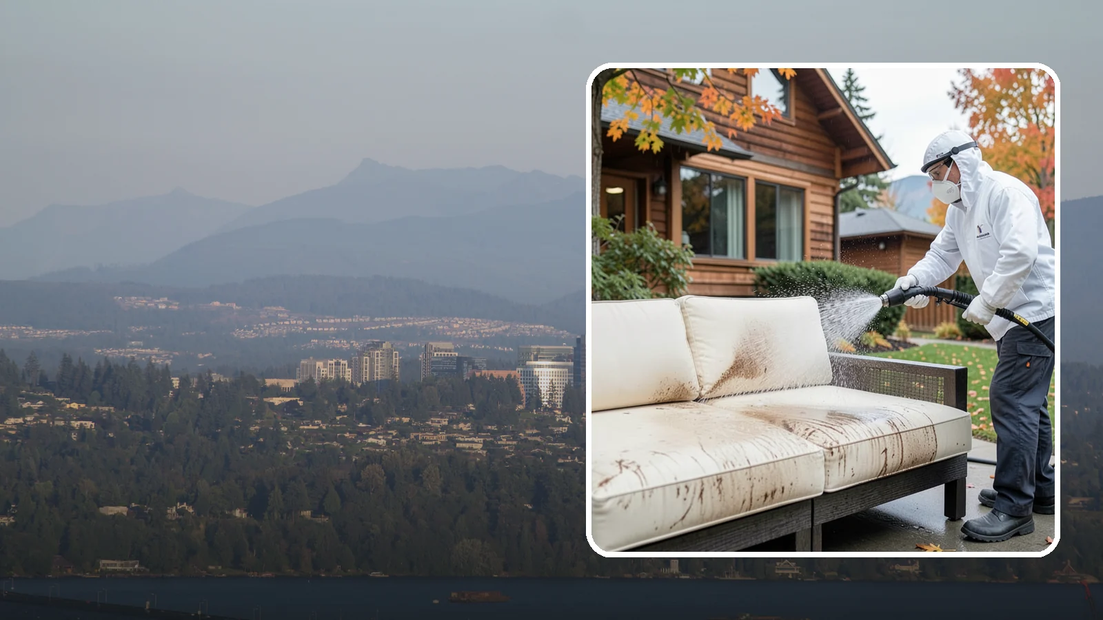 Outdoor Cushion Cleaning in Medina, King County, WA - We wash, sanitize, and dry outdoor cushions to pull out the mustiness that settles in during long PNW wet seasons.