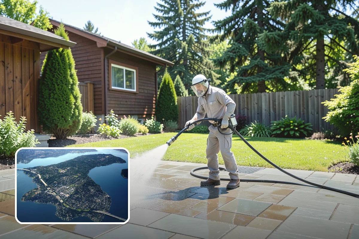 Outdoor Cushion Cleaning in Mercer Island, King County, WA - Clears musty mildew odor caused by months of trapped moisture