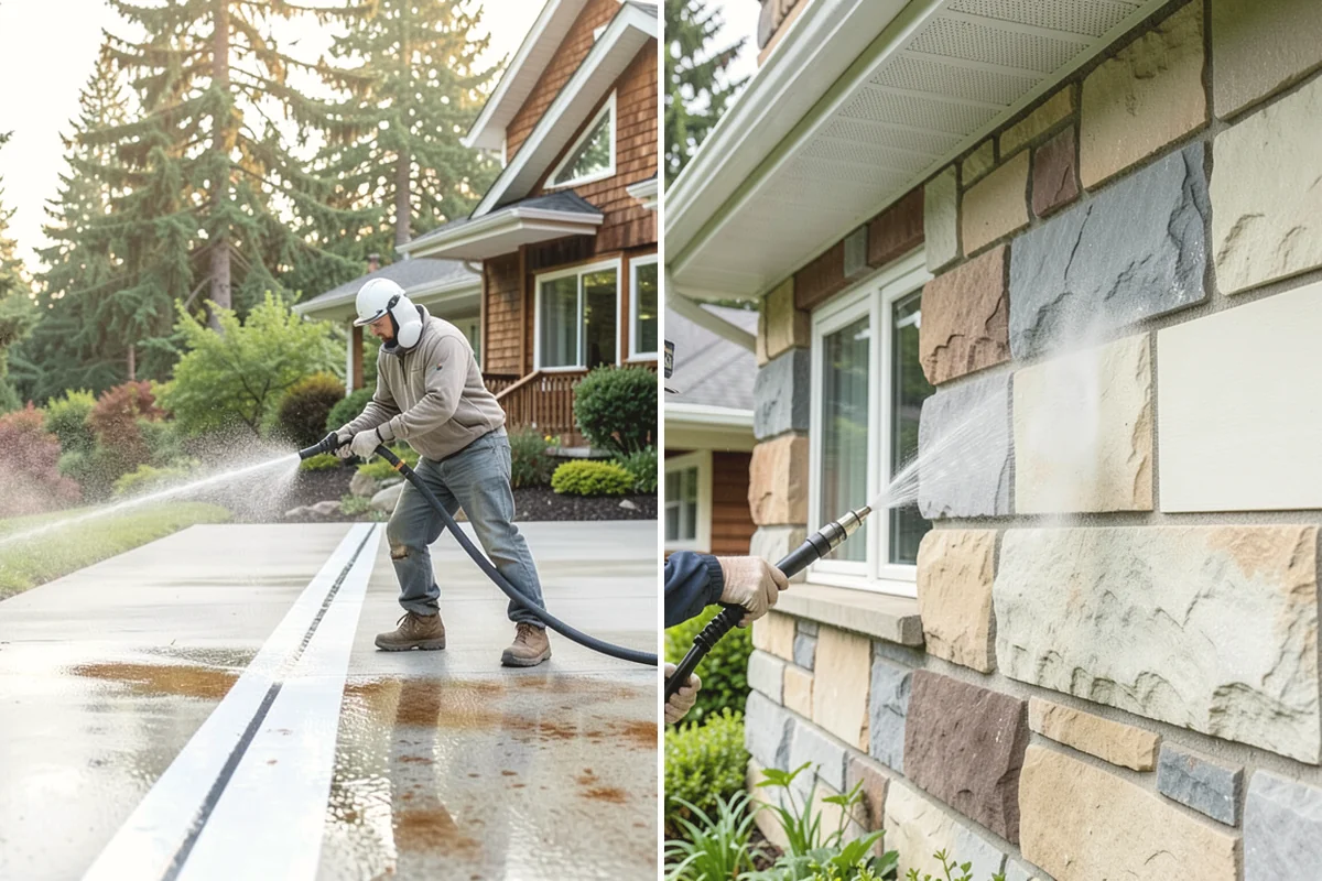 Outdoor Cushion Cleaning in Mukilteo, Snohomish County, WA - Vacuum loose debris and pretreat visible mildew spots