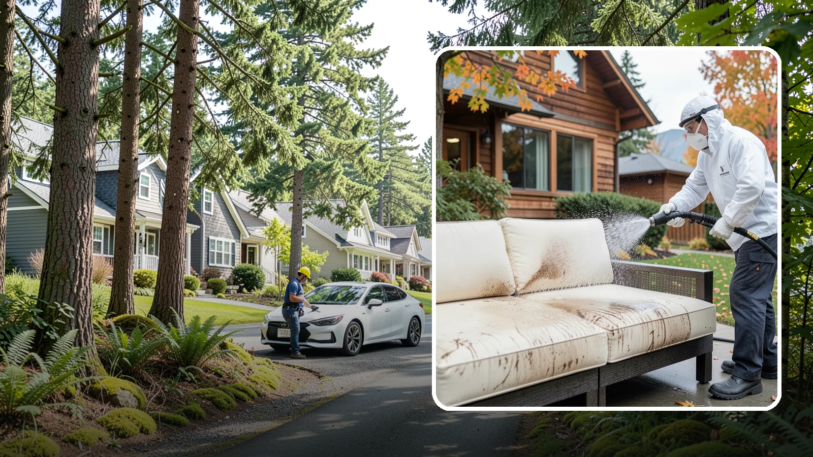 Outdoor Cushion Cleaning in Normandy Park, King County, WA - We wash, sanitize, and dry outdoor cushions to pull out the mustiness that settles in during long PNW wet seasons.