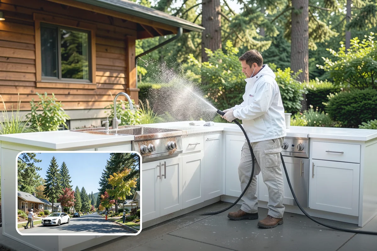 Outdoor Cushion Cleaning in Orting, Pierce County, WA - Clears musty mildew odor caused by months of trapped moisture